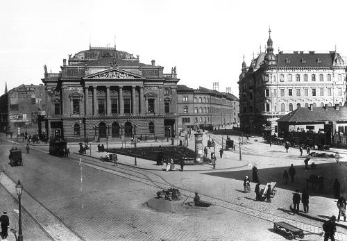 Nemzeti Színház Blaha Lujza tér 1900 körül