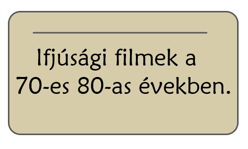 Ifjúsági filmek a 70-es 80-as években.